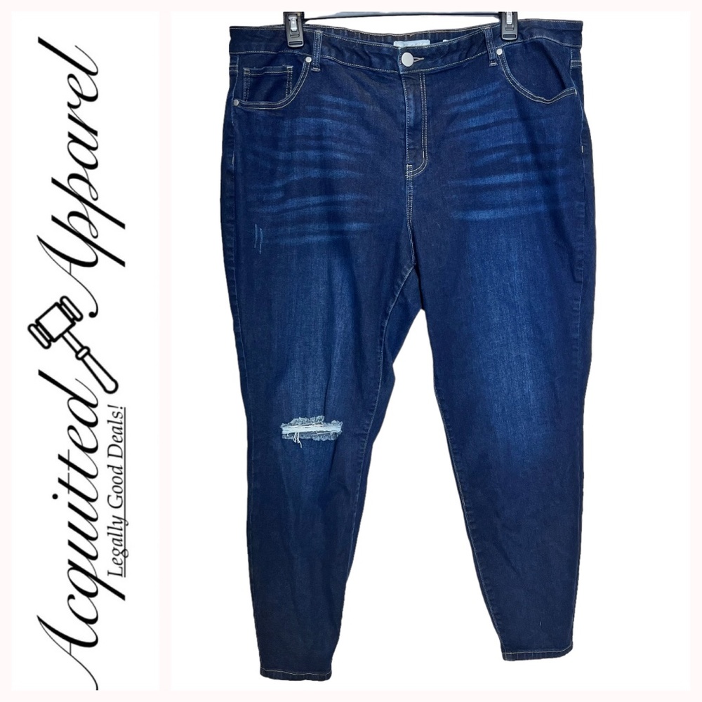 A Beautiful Soul Today is Your day Distressed Jeans Size 24